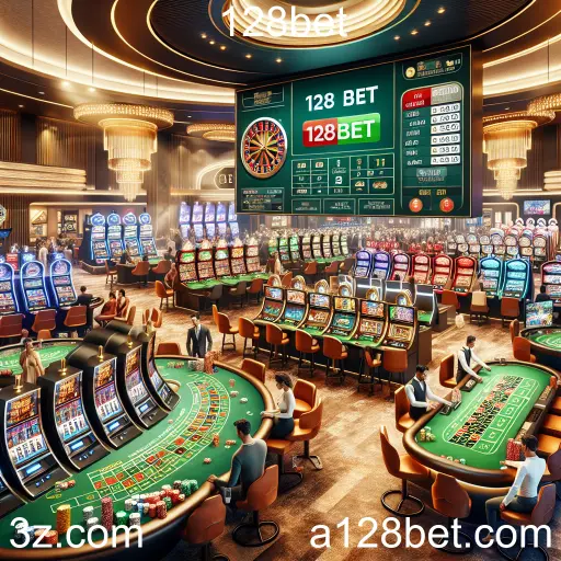 Imagem promocional da 128bet mostrando a plataforma e suas vantagens